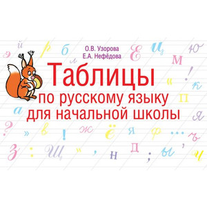 Узорова. Таблицы по русскому языку для начальной школы